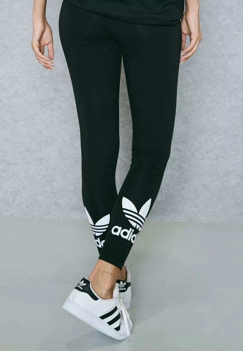 adidas Originals Women's Logo Play Trefoil Leggings - Hibbett