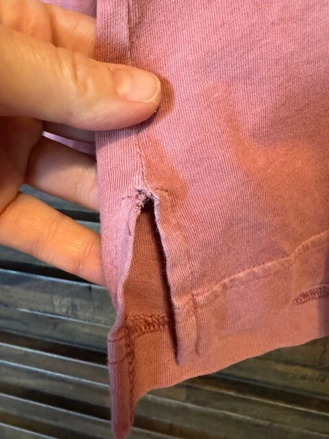 UNDERCOVER Felpa con cappuccio Victoria's Secret ROSA Campus logo maglietta tasca oversize MED EUC