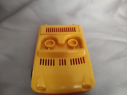 Coche de colección Mattel Preescolar Takin Tracks 1973 amarillo y rojo - Imagen 6 de 8