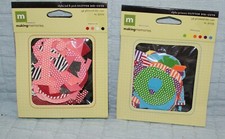 2-Making Memories Glitter Alphabet Pink Primary 98 Pieces Scrapbooking Emblement