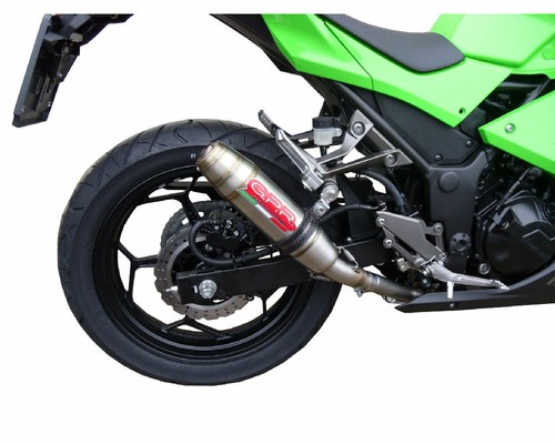 Pot d'Echappement GPR DEEPTONE INOX Approuvé KAWASAKI NINJA 300 R 2012 > 2016 - Photo 4/6