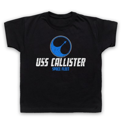 BROOKER MIRROR USS CALLISTER SPACE FLEET SCI FI SCHIFF KINDER KINDER T-SHIRT