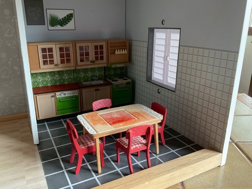 MEUBLES DE MAISON DE POUPÉE - CUISINE ÉQUIPÉE - LUNDBY OF SWEDEN - 1970/1975 - Photo 18/24