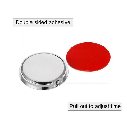 Blue Luminous Clock Mini Quartz Analog Watch Car Accessories For Boat Truck - Picture 6 of 6