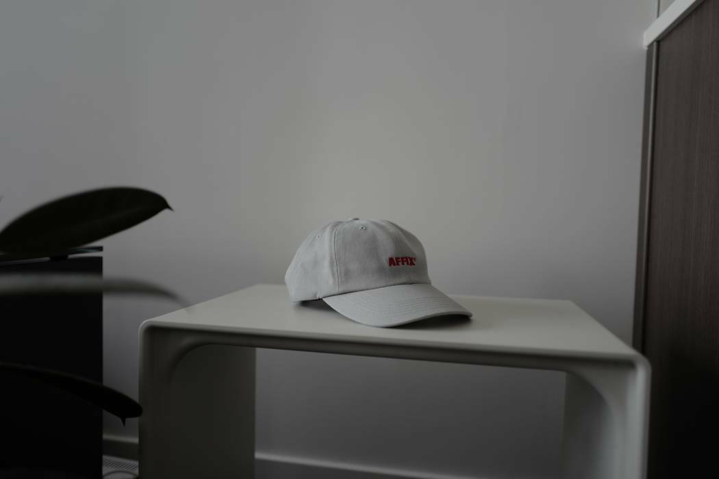 AFFIX WORKS UTILITY Contrast cap Embroidery Twill Flex Cap GREY