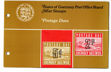 GUERNSEY POSTAGE DUES  PRESENTATION PACK  WITH 2 SETS D1-D7 & D8-D17  SUPERB