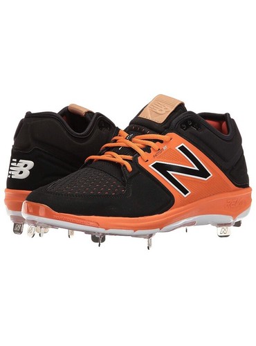 L3000v3 Low Metal Baseball Cleats Black 