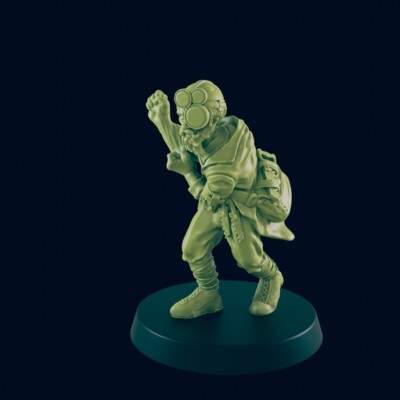 EC3D Beyond the Badland THE DOCTOR 28mm Project Z Fallout Last Days
