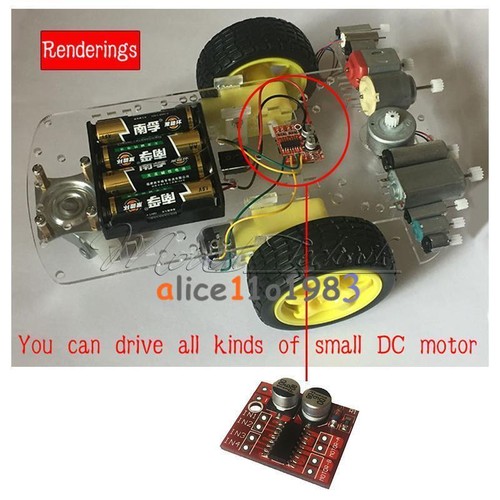 1.5A Dual Channel DC Motor Driver Module Reversible PWM Speed control Be L298N - Bild 9 von 20