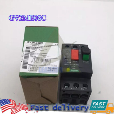 1PCS Schneider GV2ME08C For NEW Motor circuit breaker GV2-ME08C with box