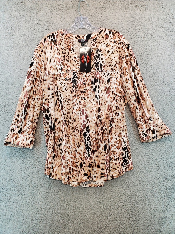 Blouse Femme Cocomo Manches 3/4 - Taille M, Noir, Occasion Très Bon état