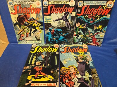 THE SHADOW VOL.3 #11  NIGHT OF THE AVENGER! 1975 + #5 6 7 & 9 DC COMICS LOT of 5