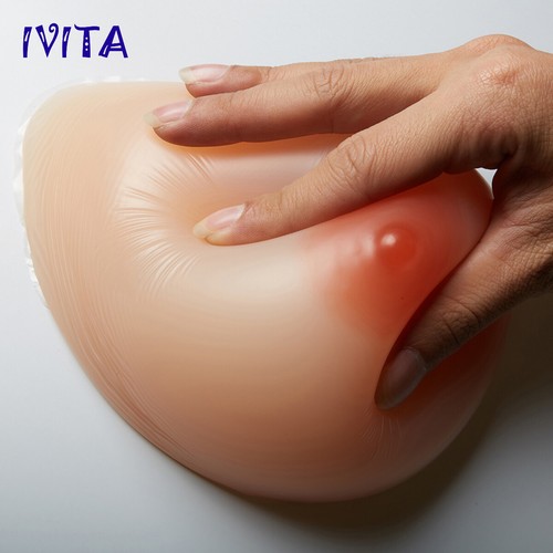 IVITA1 Paar EE Cup 4XL Tränenform Silikonbrüste Crossdresser BH-Einlage - Bild 10 von 10