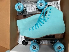 Sure Grip Boardwalk Sea Breeze blue roller skates mens 7 fits womens 8-8.5