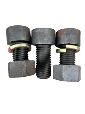 Lot 3 Heavy Hex Structural Bolts Nuts Washers 1.5  x 6  Steel A325 Type