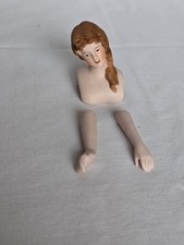 Porcelain Doll Head with arms 161-77 Brown 2" style is by Mangelsen's