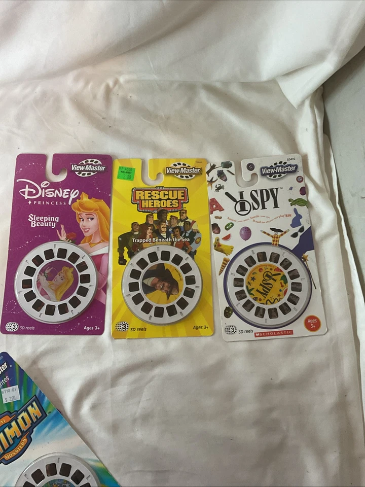 5 Viewmaster View-Master Sets New Digimon Dora The Explorer I Spy Rescue Heroes - Image 4 of 4