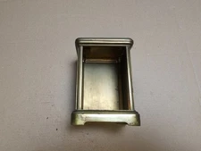 Vintage Carriage Clock Case, quite heavy and large brass, English