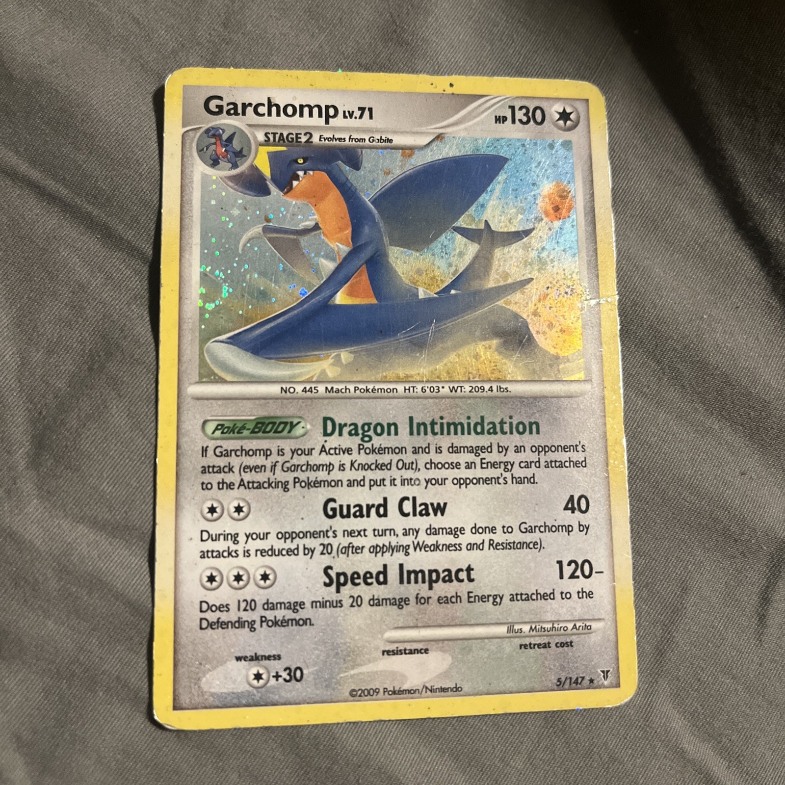 Garchomp 5/147 Supreme Victors Holo