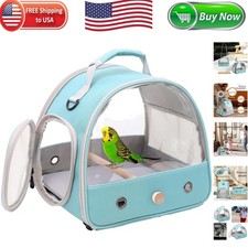 Travel-Friendly Parakeet Carrier with Soft Mat Perfect for Outdoor Adventures