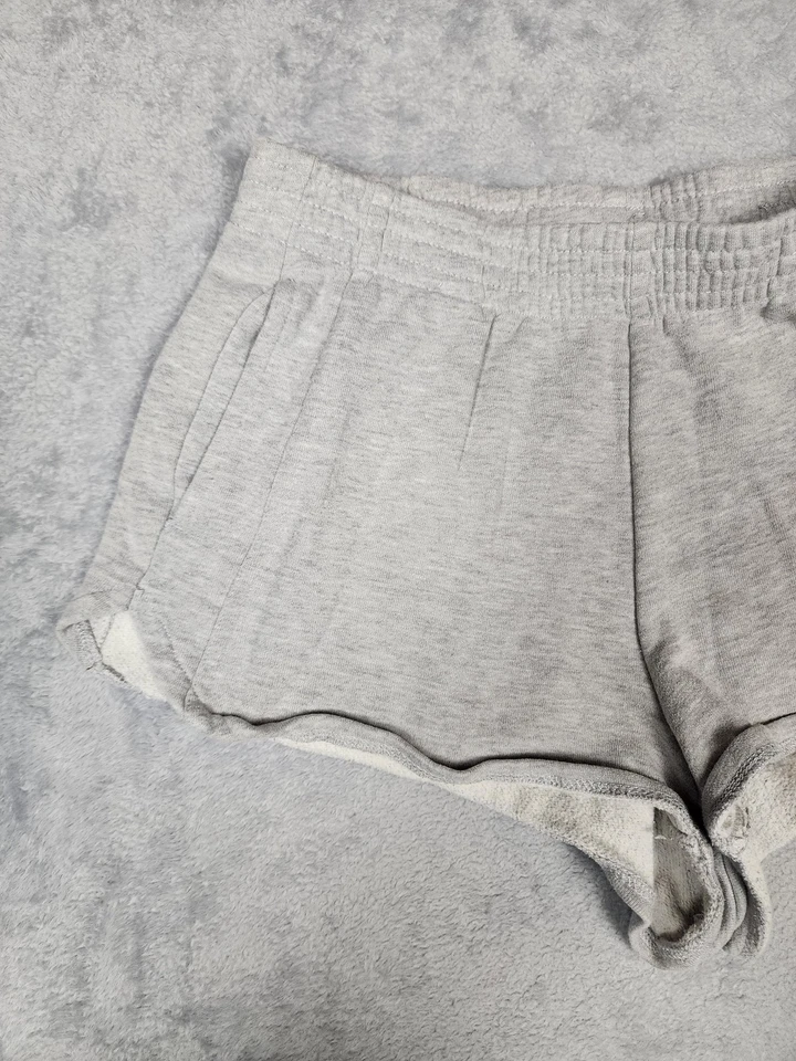 LA Hearts Lounge Shorts Womens Small Gray Fleece Lined Elastic Waist Pockets - Image 2 of 4