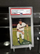 1987 Mother's Cookies Will Clark PSA 10 RC*Low Pop 21!*RARE Rookie*Giants HOF