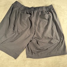 CALIA by Carrie Underwood Womens 2X Active Shorts Gray Drawstring Zipper Pockets
