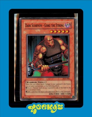 Dark Scorpion - Gorg the Strong DCR-060 Dark Crisis 1st Edition $2 MIN ORDER