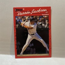 RARE ERROR- Donruss 1990 Darrin Jackson #641 Baseball Card Base Set