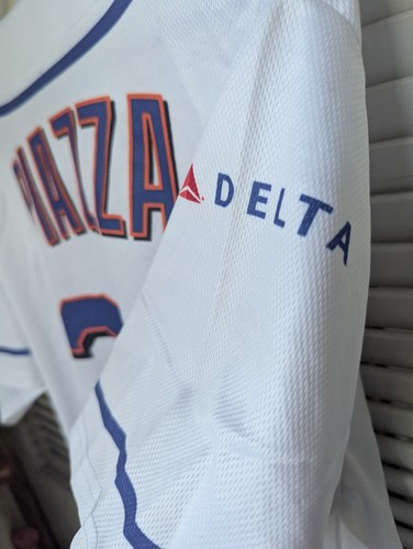 Mike Piazza New York Mets Baseball Jersey White SGA 2016 Delta Adult L - Picture 6 of 7