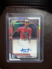 2024 Bowman Chrome - Prospect Autographs Adriel Radney #CPA-AR Refractor /499