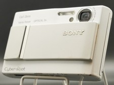  Good  Sony Cyber-shot DSC-T10 White 7.2MP D-Camera Tested w/Charger 2G MS DUO