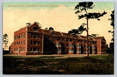 Buckman Hall University of Florida Gainesville FL c1910 Postcard