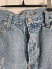 American Eagle Outfitters Women's Light Wash Denim Cut Off Shorts 10 5-Pocket B — photo 3
