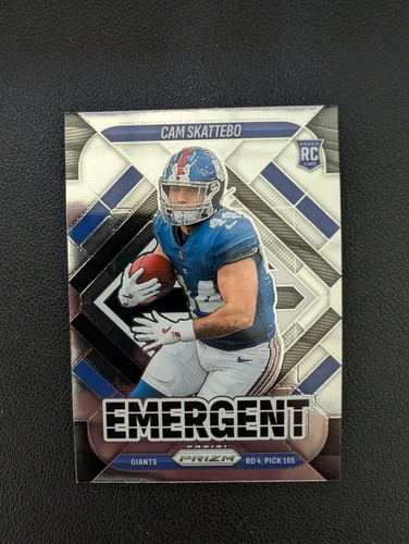 2025 Panini Prizm Emergent #1 Cam Skattebo - New York Giants