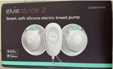 Elvie STRIDE 2 Smart Soft-Silicone Double Electric Breast Pump . Factory Sealed