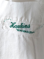 Vintage 100% Cotton Double Flat Sheet Nice Beading. Hawkins Durability Quality