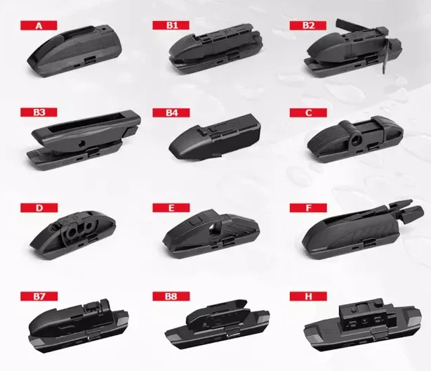 KIT 2 SPAZZOLE TERGICRISTALLO ANTERIORI FIAT GRANDE PUNTO EVO FLAT 650 + 380 mm - Immagine 4 di 4