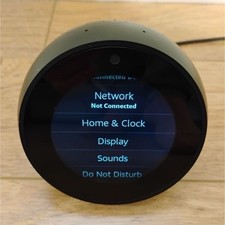Amazon Echo Spot Smart Speaker with Screen – Black–Fully Working–Great Condition