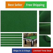 Billiard Cloth Pool Table Felt Cloth with 6 Cloth Strips for 7/8/9 Foot Table...