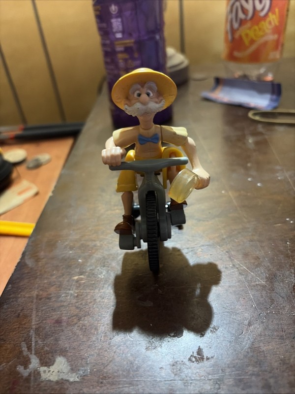1999 McDonald's Happy Meal Toy Disney Tarzan Archimedes Q Porter On Tricycle 