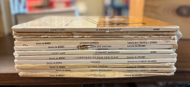 LUCKY LUKE ~ Lot of 10 ~ HC ~ French ~ Illustrated ~ Vintage - Image 2 of 4