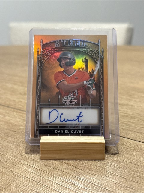 2024 Leaf Trinity - Steel Daniel Cuvet #S-DC1 Gold Prismatic 1/1! (AU, RC)