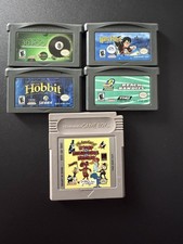 gameboy advance games And Game Boy Lot Harry Potter Hobbit Rocky Bullwinkle