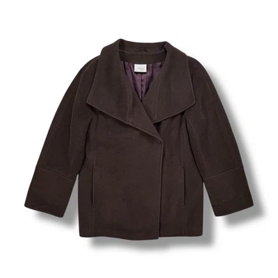 Akris Punto Wool & Angora Coat Womens Size 8 • EXCELLENT CONDITION