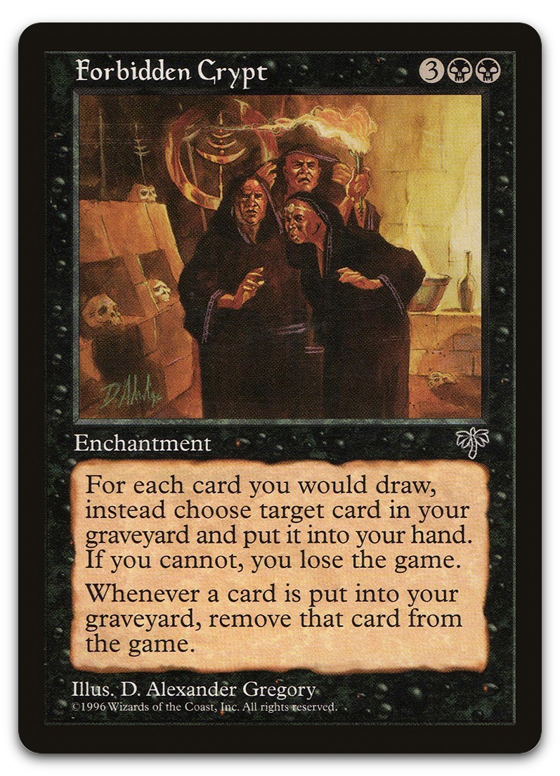 Forbidden Crypt (NM) Mirage MIR Magic MTG