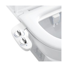 Bidet Attachment for Toilet, Non-Electric Self-Cleaning Dual Nozzle... Fast Ship