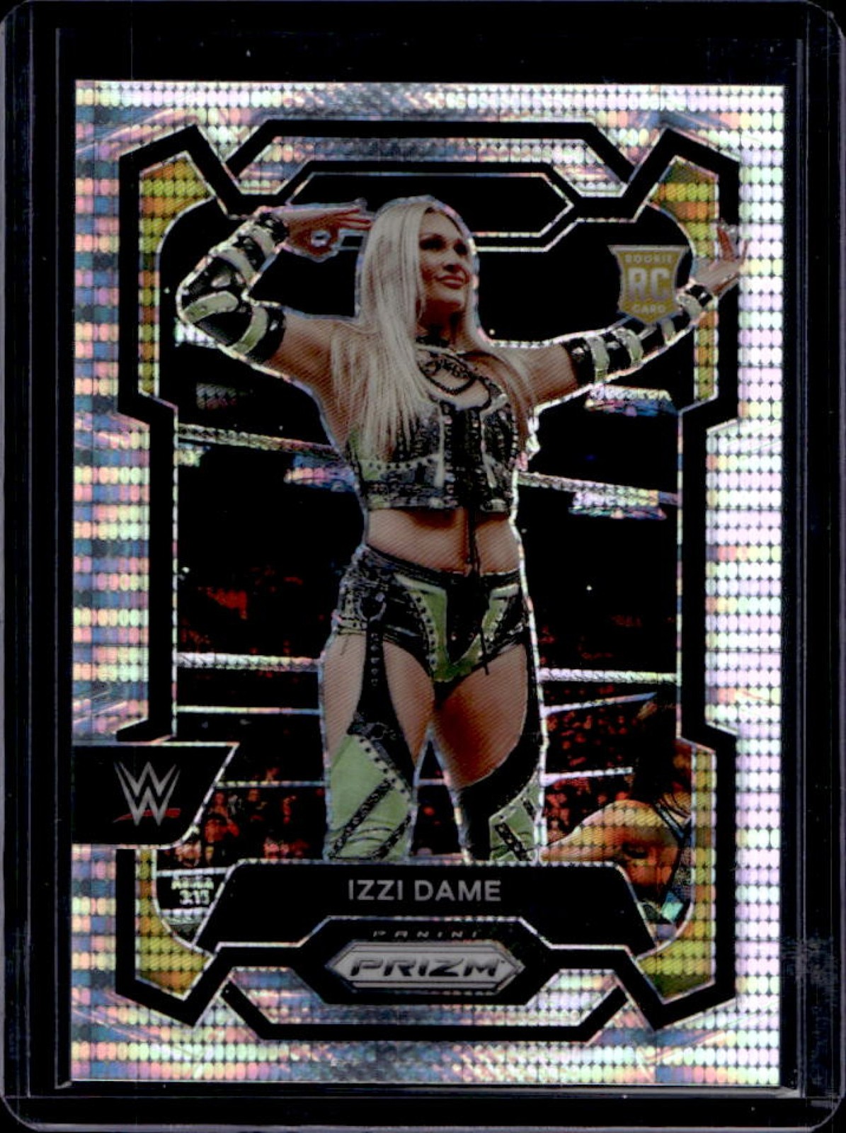 2024 Prizm WWE Izzi Dame RC Pulsar Prizms Rookie #194/499