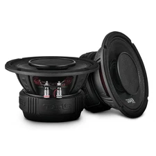 DS18 6.5" Mid Range Speakers Hybrid with Built In Driver 4 Ohm PRO-HY6.4B Pair