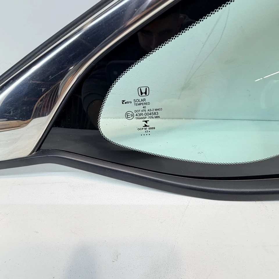 Cristal ventana cuarto lado derecho trasero honda acuerdo 2018-2022 fabricante de equipos originales Foto 3 de 4